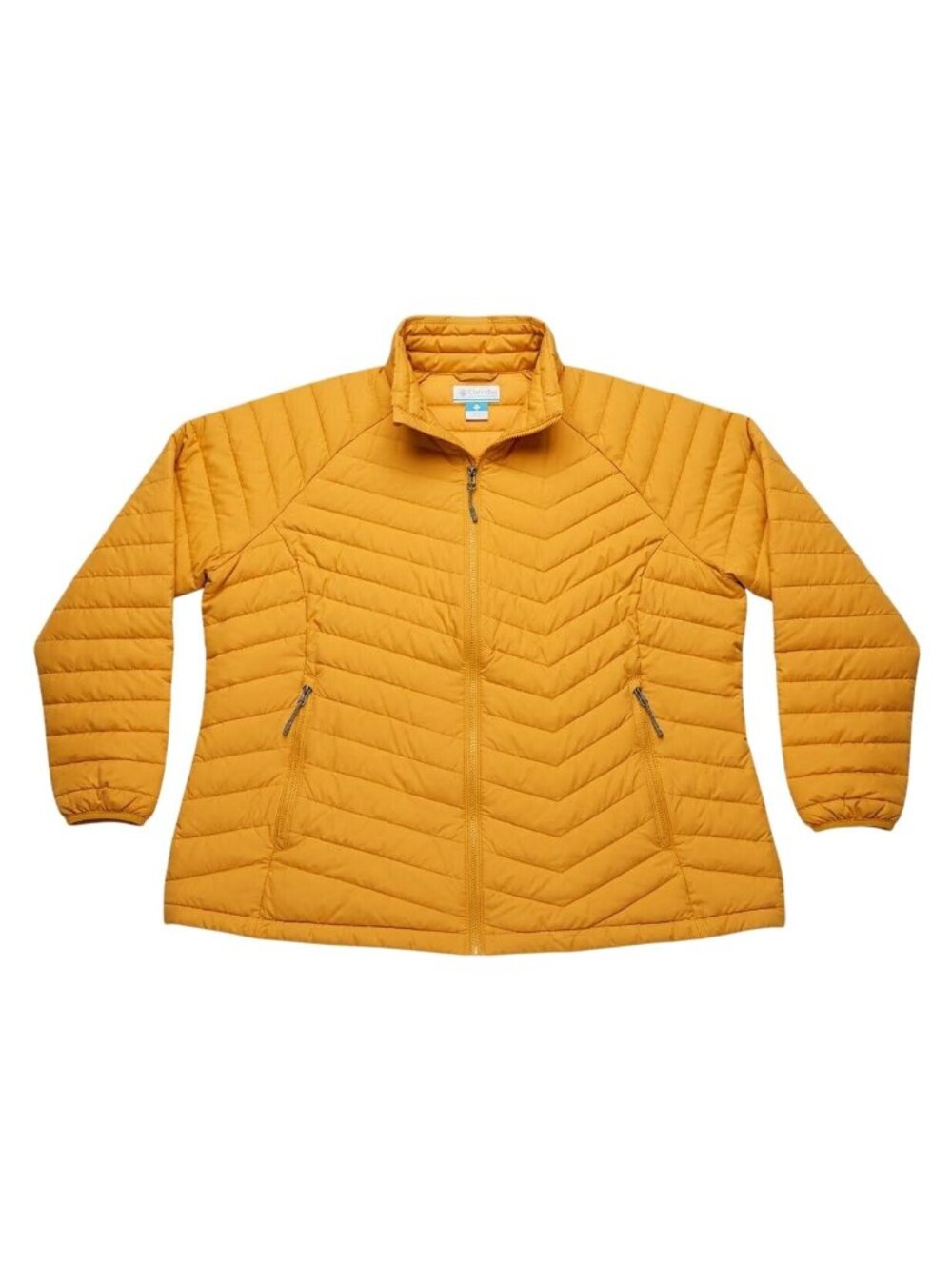 Columbia Powder Lite Omni Heat Puffer Jacket Yellow 2X